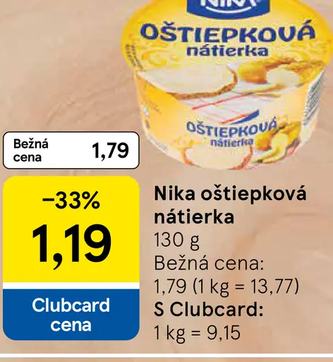 Nika oštiepková nátierka