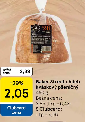 Baker Street Chlieb kváskový pšeničný