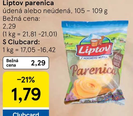 Liptov parenica údená alebo neúdená