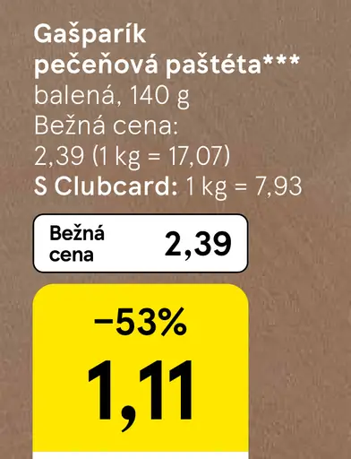 Gašparík pečeňová paštéta