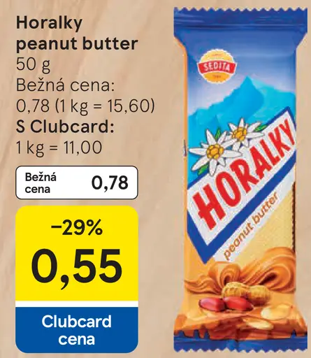 Horalky peanut butter