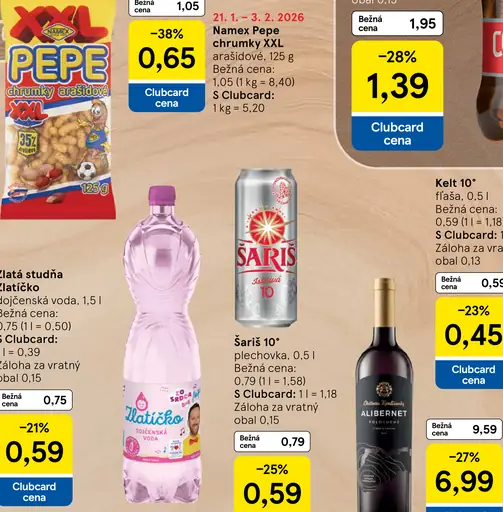 Namex Pepe chrumky arašidové XXL