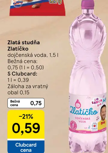 Zlatá studňa Zlatíčko dojčenská voda