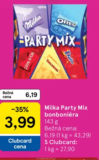 Milka Party Mix bonboniéra