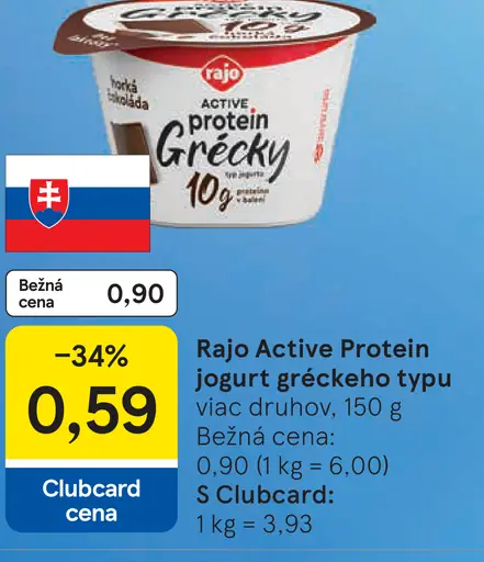 Rajo Active Protein Grécky jogurt