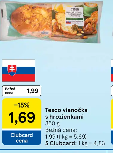 Tesco vianočka