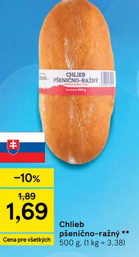 Chlieb pšenično-ražný