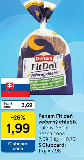 Penam Fit Deň Večerný chlebík