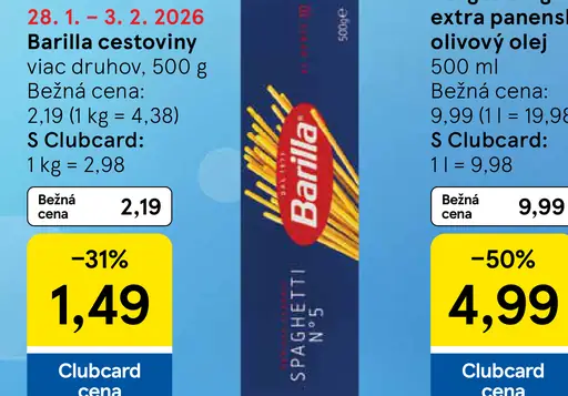 Barilla cestoviny