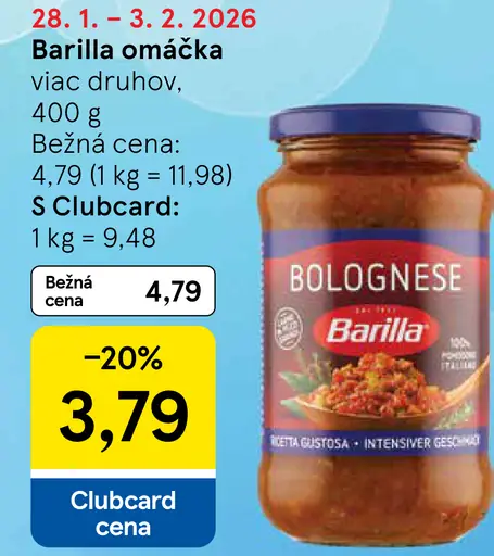 Barilla omáčka