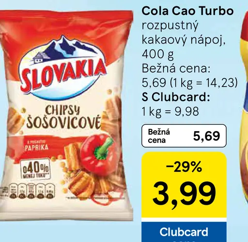Cola Cao Turbo rozpustný kakaový nápoj