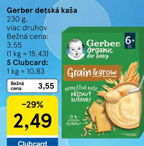 Gerber Grain & Grow Detská kaša