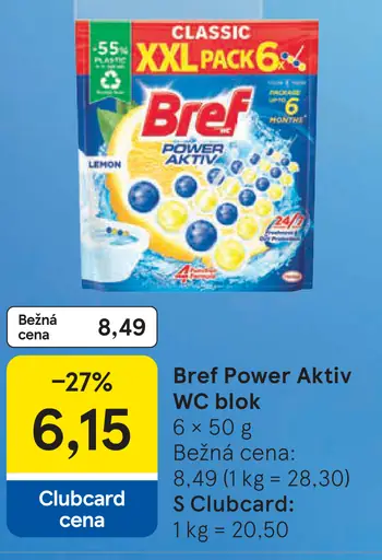 Bref Power Aktiv WC blok