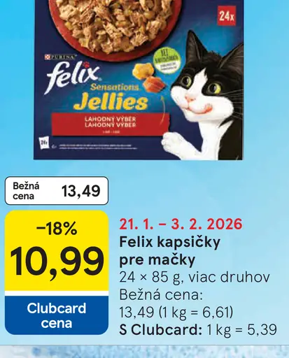 Felix kapsičky pre mačky