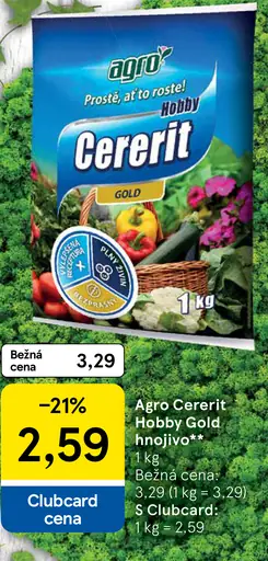 Agro Cererit Hobby Gold hnojivo