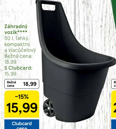 Záhradný vozík ľahký kompaktne a viacúčelový