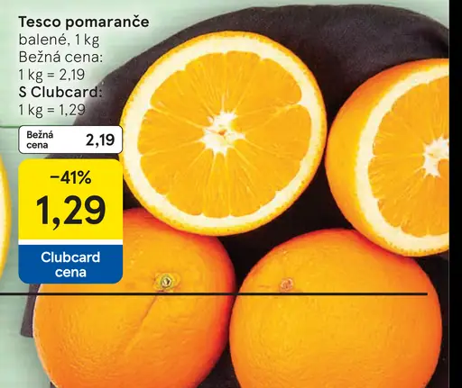 Tesco pomaranče