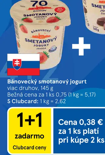 Bánovecký smotanový jogurt