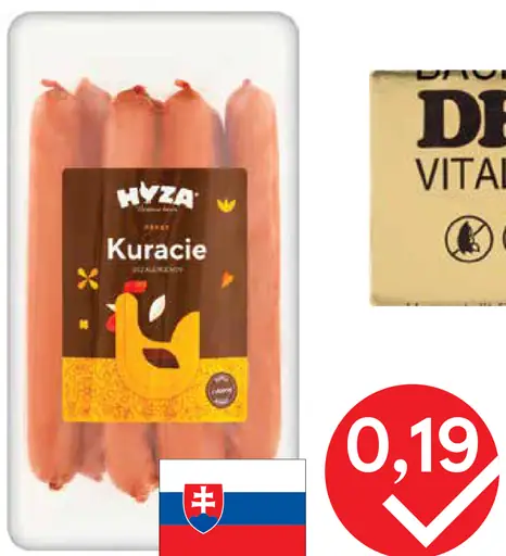 Hyza kuracie párky