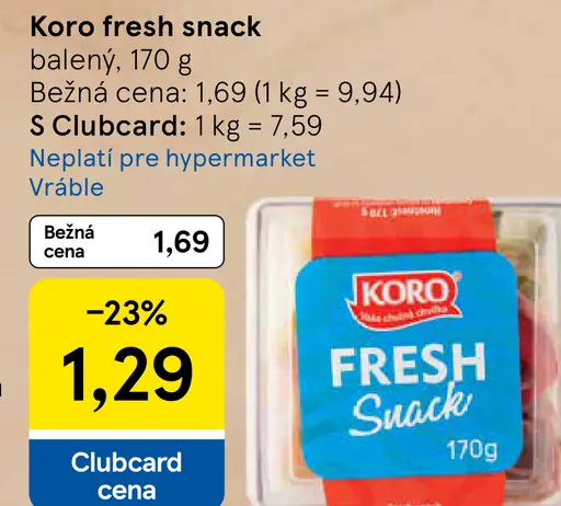 Koro fresh snack