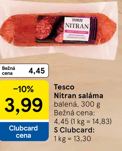 Tesco Nitran saláma