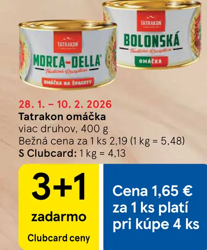 Tatrakon omáčka Morca-Della