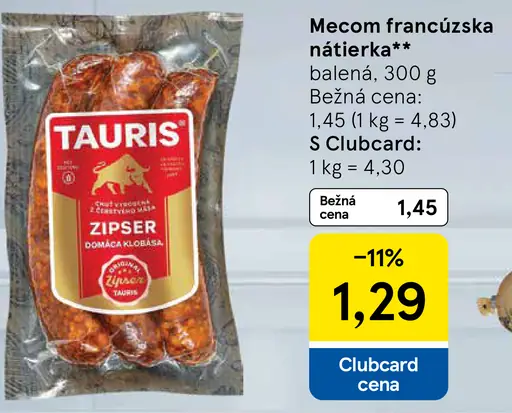 Mecom francúzska nátierka balená