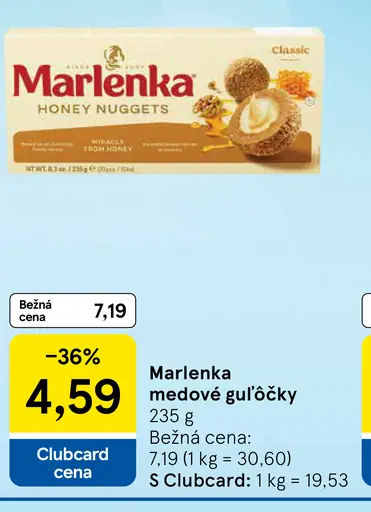 Marlenka medové guľôčky Classic