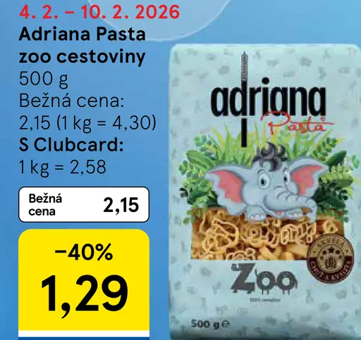 Adriana Pasta zoo cestoviny