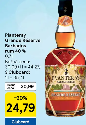Planteray Grande Réserve Barbados rum 40%