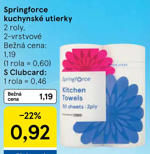 Springforce kuchynské utierky