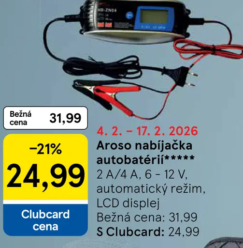 Aroso nabíjačka autobatérií