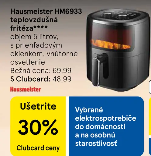 Hausmeister HM6933 teplovzdušná fritéza