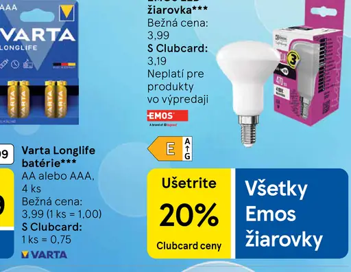 Emos žiarovky LED