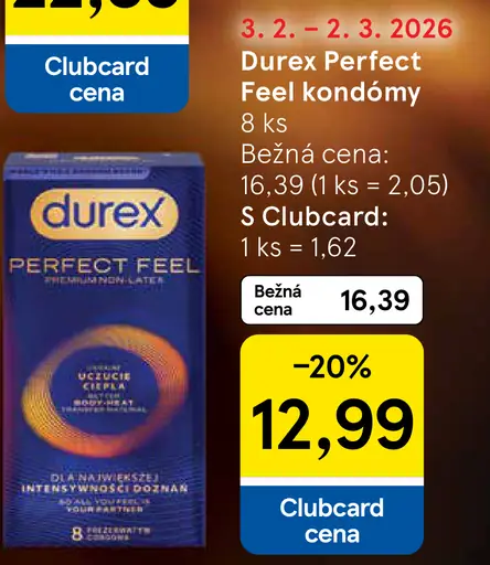 Durex Perfect Feel kondómy