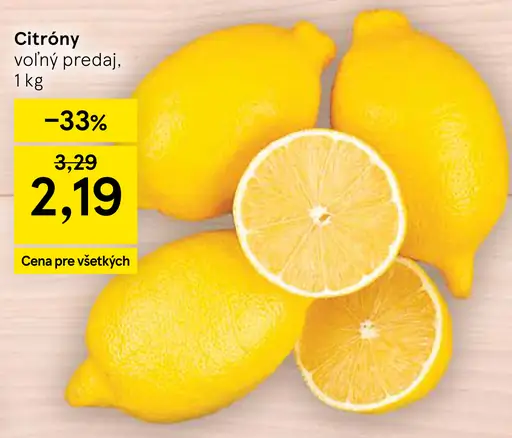 Citróny voľné