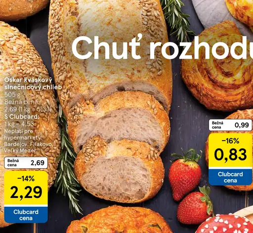 Oskar kváskový slnečnicový chlieb