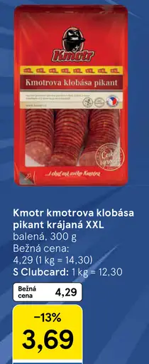 Kmotr kmotrova klobása pikant XXL