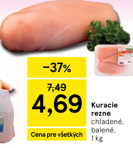 Tesco kurča chladené balené