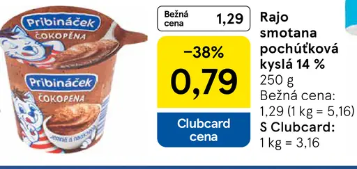 Pribináček čokopena tvarohový dezert