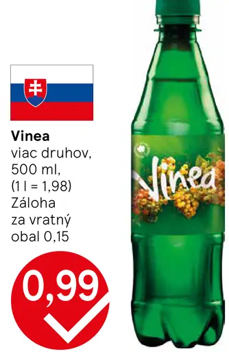 Vinea hroznový nápoj