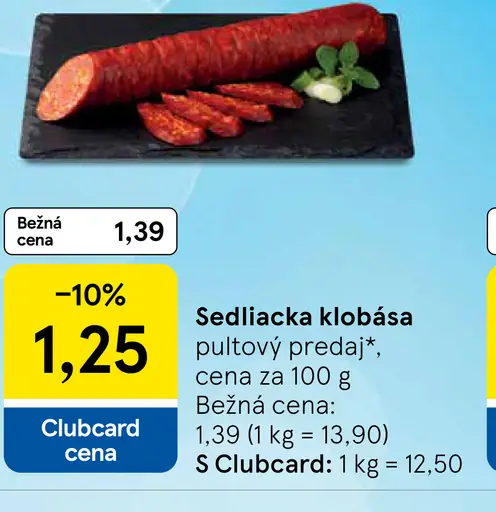 Sedliacka klobása