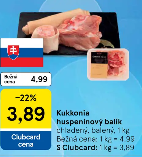 Kukkonia huspeninový balík chladený, balený