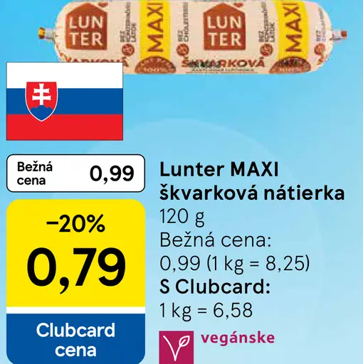 Lunter MAXI škvarková nátierka