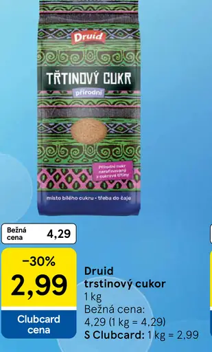 Druid trstinový cukor prírodný