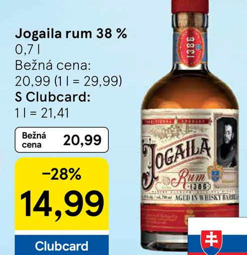 Jogaila rum 38 %
