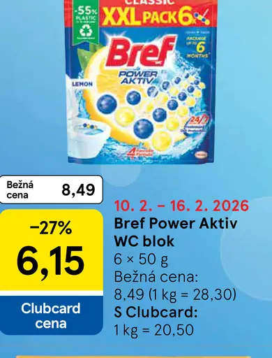 Bref Power Aktiv WC blok