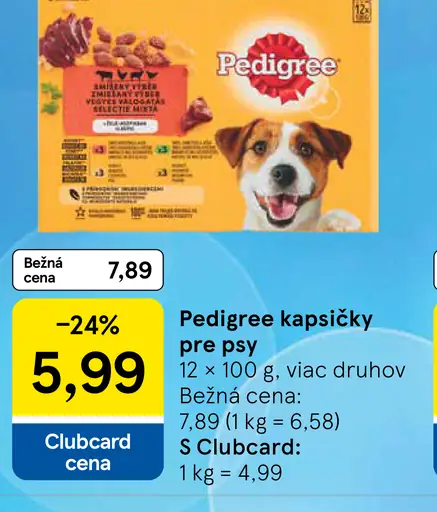 Pedigree kapsičky pre psy