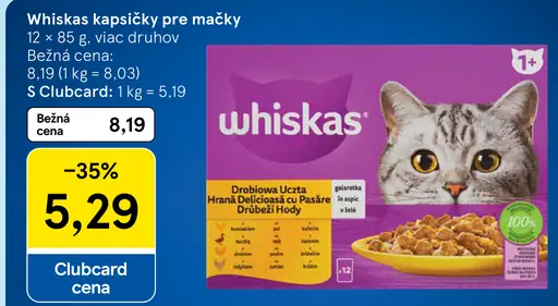 Whiskas Kapsičky pre mačky