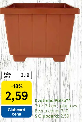 Kvetináč Polka plastový